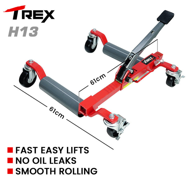 T Rex Vehicle Positioning Jacks Set Mechanical Wheel Dolly Auto Accessories Lifts Motorcycle Lifts & Jacks
