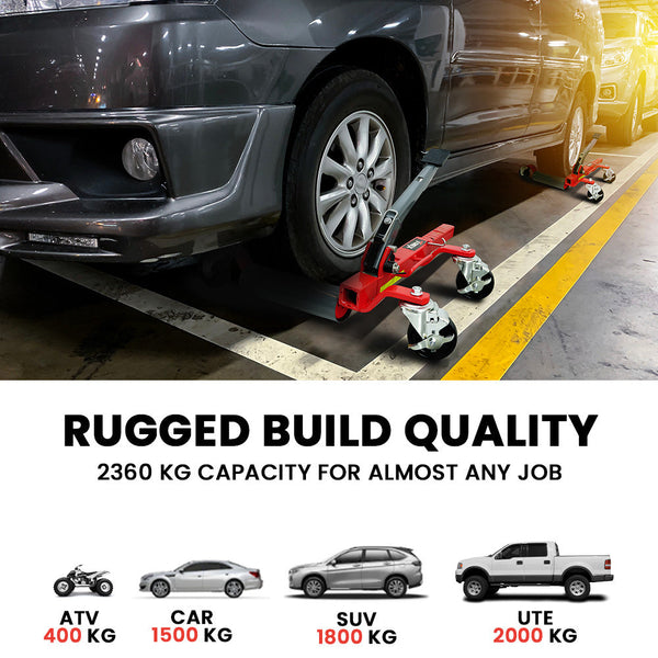 T Rex Vehicle Positioning Jacks Set Mechanical Wheel Dolly Auto Accessories Lifts Motorcycle Lifts & Jacks