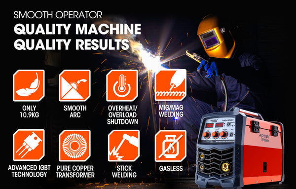 300 Amp Mig Stick Welder Portable Dc Gas Gasless Inverter Welding Machine 15A Plug Welding & Soldering Tools