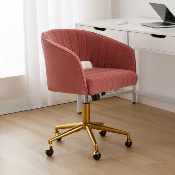 Velvet Home Office Chair Rose Office Chairs