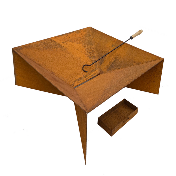 Firepit With Ash Tray 0.11 Mild Steel" Fire Pits