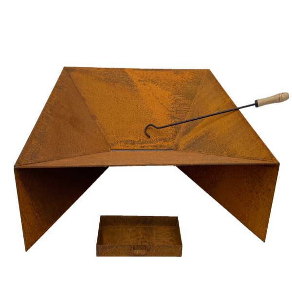 Firepit With Ash Tray 0.11 Mild Steel" Fire Pits