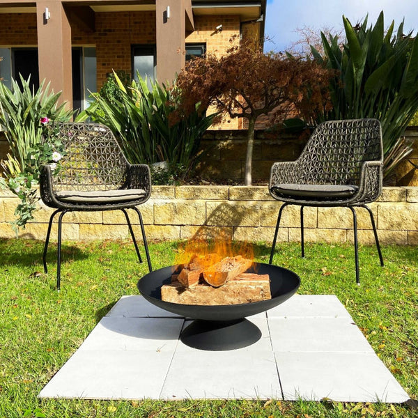 Black Lassen Cast Iron Fire Pit Fire Pits
