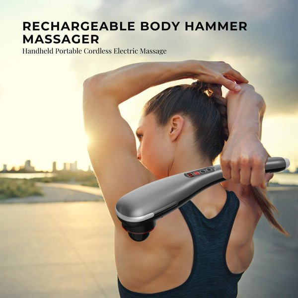 Rechargeable Handheld Cordless Body Hammer Massager For Health And Beauty Massagers