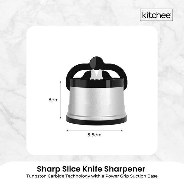 Kitchen Knife Sharpener Suction Grip For Knives And Scissors Tools Appliances Sharpeners