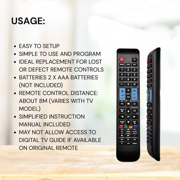 Tooleroo Universal Smart Tv Remote Control Compatible With Sharp Lg And More Portable Air Conditioners