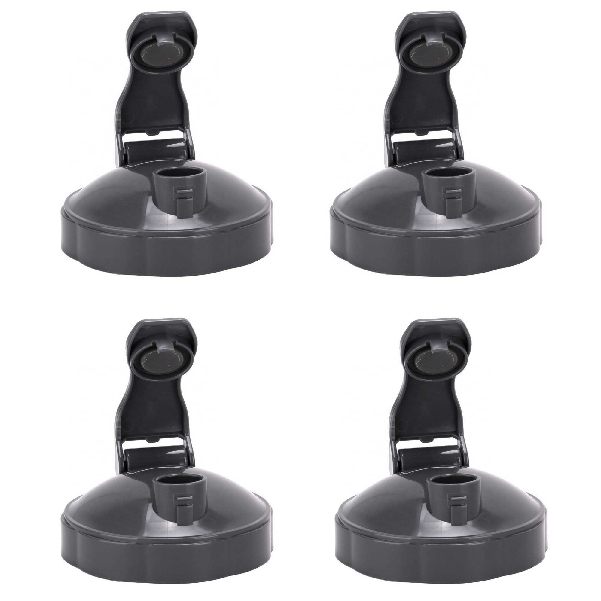 4X Flip Top Fresh Lids For Nutribullet Fits 600 And 900 Model Cups These Premium Quality Are Designed All Series Models. Ideal Blending Taking Your Sm