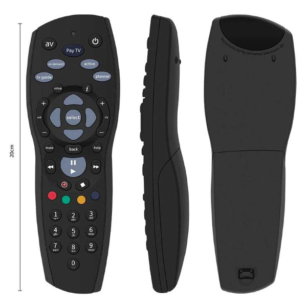 Tooleroo 4X Paytv Remote Control Compatible With Foxtel Mystar Sky New Zealand Black Remote Controls