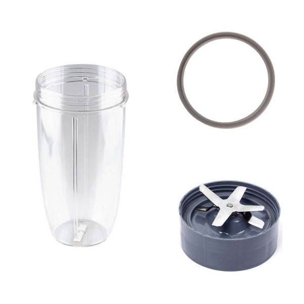 For Nutribullet Extractor Blade + Tall Cup + Grey Seal 900 And 600 Models Handheld Blenders