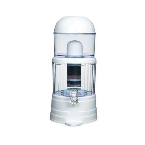 16L Benchtop 8 Stage Water Filter Ceramic Carbon Mineral Stone Silica Purifier Water Filters