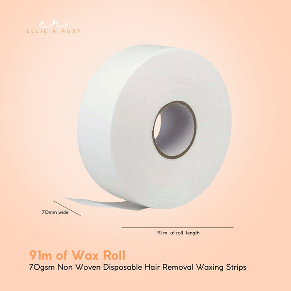 Ellie & Ruby 100 Yards Non Woven Disposable Ing Strips 70Gsm Hair Removal Wax