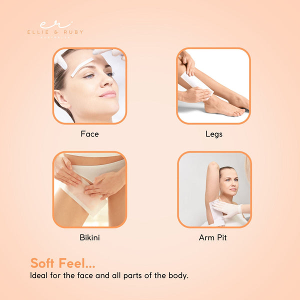 Ellie & Ruby 100 Yards Non Woven Disposable Ing Strips 70Gsm Hair Removal Wax