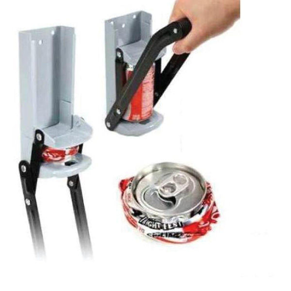 Aluminium Can Crusher 16Oz Beer Recycling Smasher Wall Mounted Bottle Opener Handheld Blenders