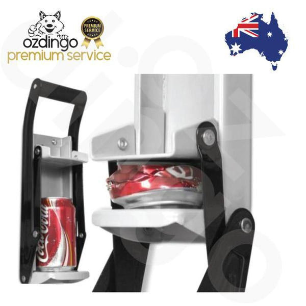 Tooleroo 2X Aluminium Can Crusher 16Oz Beer Soda Smasher Wall Mounted Bottle Opener Can Openers