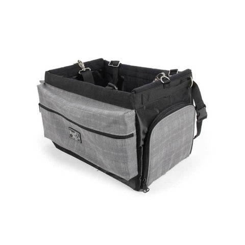 All For Paws Small Dog Bicycle Mount Bag Pet Travel Carrier Basket Bike Riding Seat Pet Transport