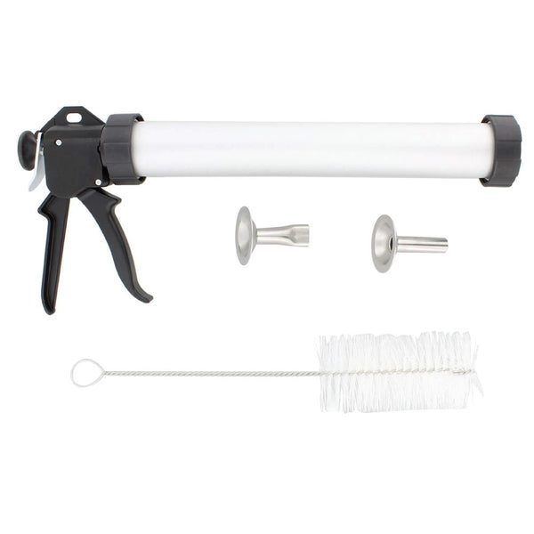 Tooleroo 15" Beef Jerky Gun Food Grade Aluminium Homemade Sausage Making Cannon Kit Sausage Stuffers