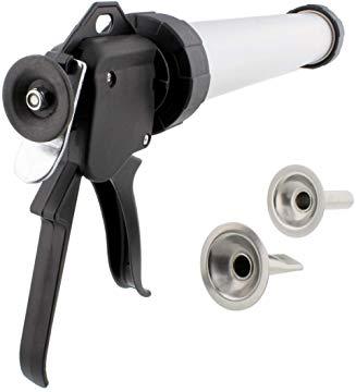 Tooleroo 15" Beef Jerky Gun Food Grade Aluminium Homemade Sausage Making Cannon Kit Sausage Stuffers