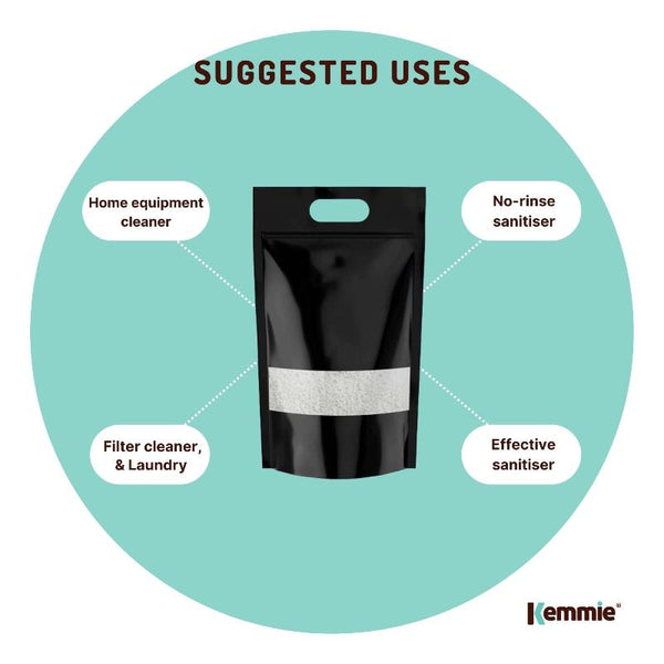 Kemmie Bulk 20Kg Sodium Percarbonate Eco Laundry Cleaner Brew Sanitiser Oxygen Bleach Other Laundry Supplies