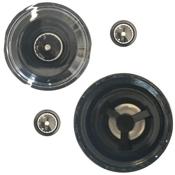 Kitchee 1X 180Ml Glass Salt Or Pepper Grinder 18Cm Ceramic Core Tall Mill Salt & Pepper