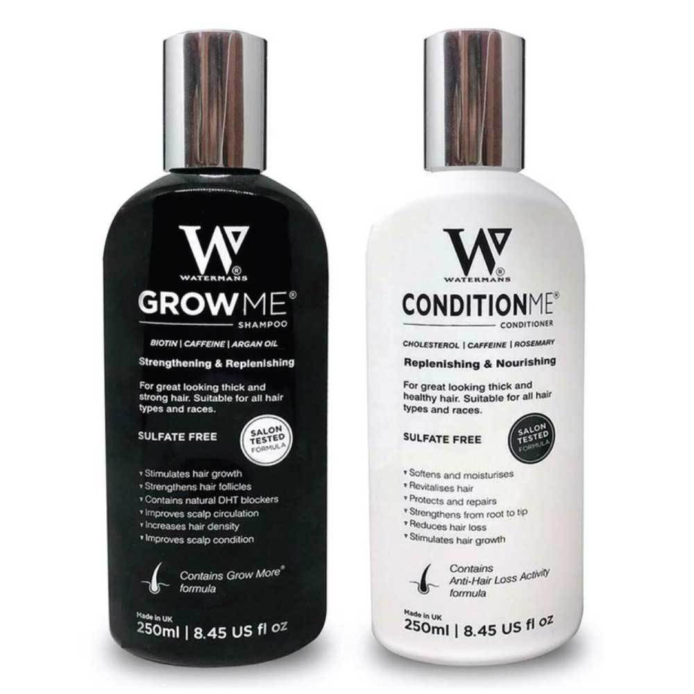 Watermans Grow Me Shampoo And Conditioner Hair Growth Pack Combo Anti Loss Sets & Kits