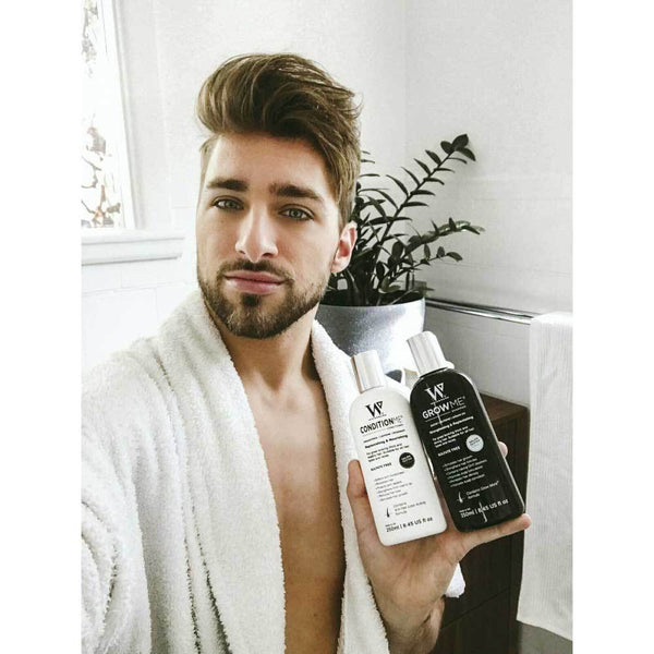 Watermans Grow Me Shampoo Conditioner Elixir Pack Full Hair Growth Anti Loss Kit Sets & Kits