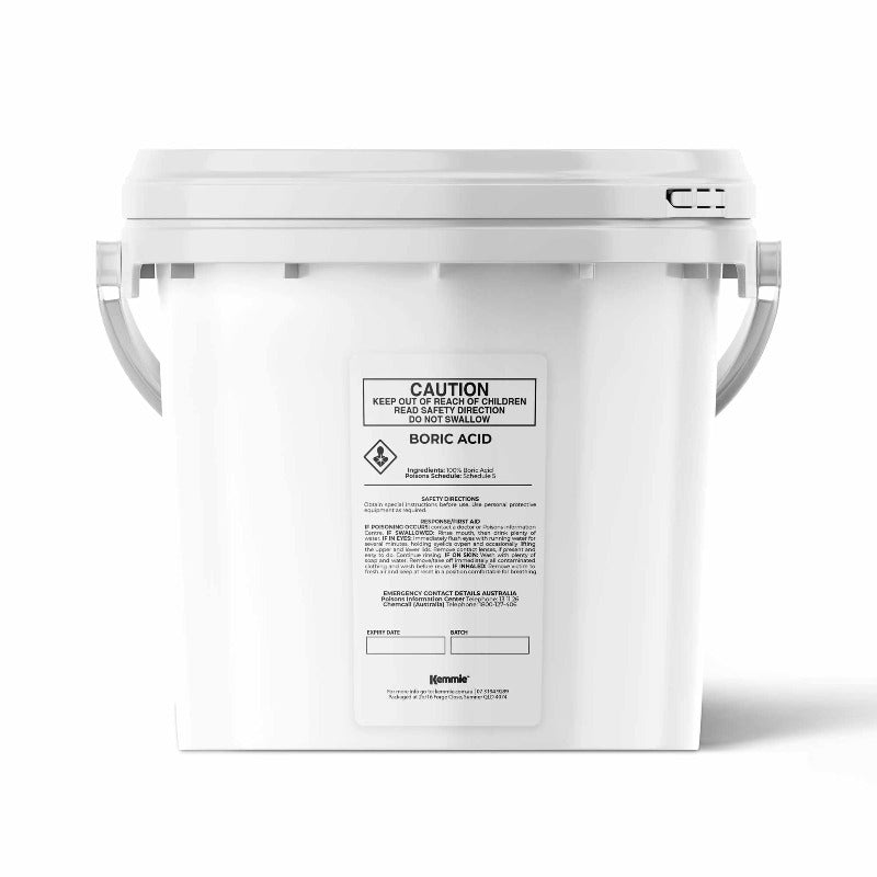 Other Weed & Pest Control Kemmie 4.9Kg Boric Acid Powder Bucket 99.9% Pure Fully Soluble Granule Pest Ant Roaches