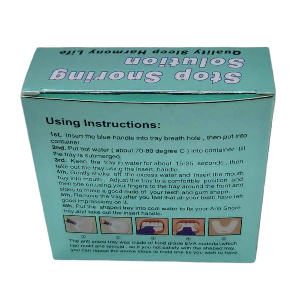 Mouthguard Mouthpiece And Nose Clip Anti Snoring Aid Sleep Breathing Device Sleeping Nose Clips