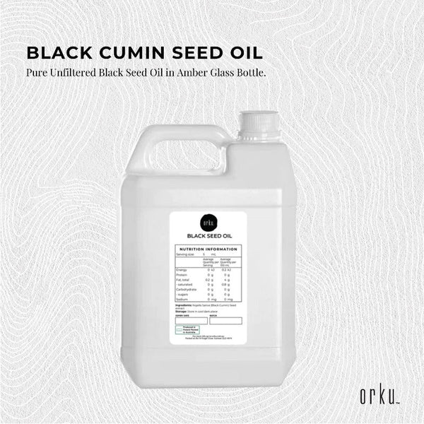5L Pure Black Seed Oil 100% Ethiopian Nigella Sativa Cumin Cold Pressed Massage Oils & Lotions