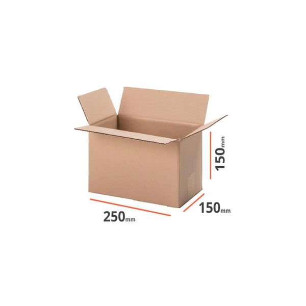 30X Cardboard Boxes 250X150x150mm Carton Small Moving Packing Storage Mail Shipping & Moving Boxes