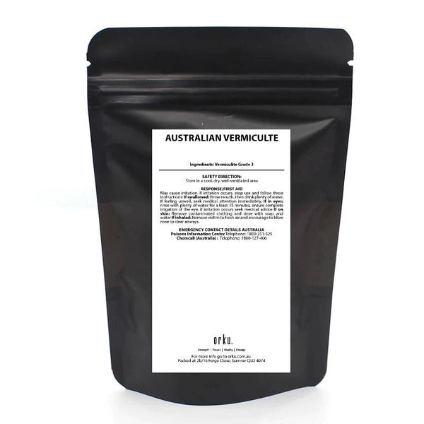 Orku 100L Vermiculite Bag Grade 3 Horticulture Plant Garden Crop Growing Media 4Mm Hydroponic Growing Kits