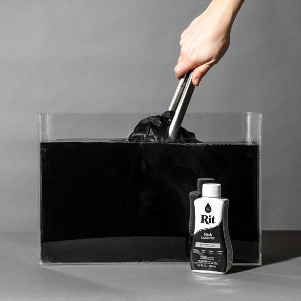 236Ml Black Fabric Dye Rit Clothes All Purpose Liquid Tie Colours Cotton Fabric Transfers