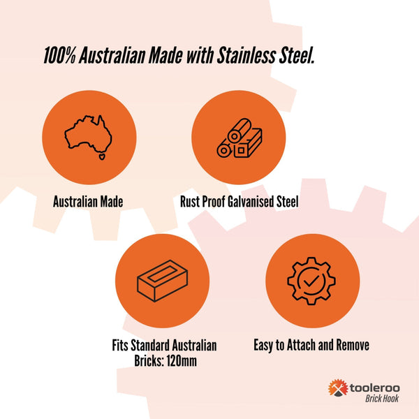 10 Pck 120Mm 4.7 Inches Brick Hooks Wall Crab Clips Hangers For Pictures Plants Hooks & Hangers