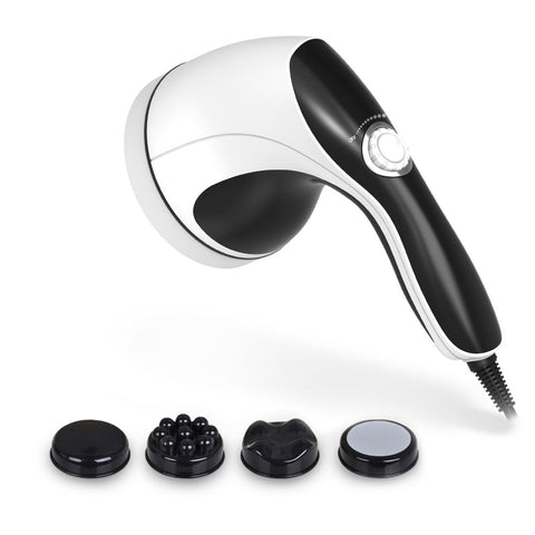 Full Body Handheld Massager With Four Heads For Neck Shoulders Back And Legs Massagers
