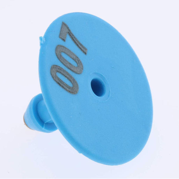 1 100 Cattle Number Ear Tags Set Round Blue Pig Sheep Goat Livestock Labels Livestock Ear Tags