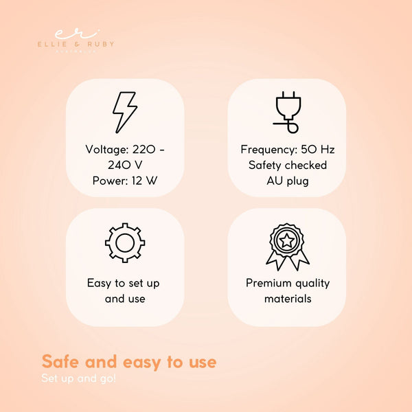 Ellie & Ruby 5X Magnifying Lamp Fluorescent Salon Light Glass Beauty Floor Stand Magnifier Salon & Spa Supplies