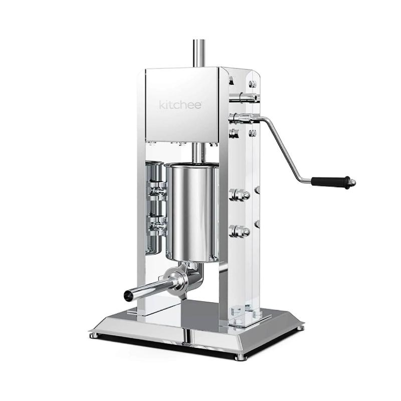 Kitchee 3L Manual Vertical Sausage Filler Stainless Stuffer Meat Press Machine Sausage Stuffers
