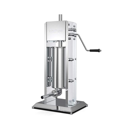 Kitchee 5L Manual Vertical Sausage Filler Stainless Stuffer Meat Press Machine Sausage Stuffers