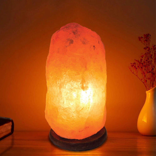 Orku 12V 12W 5Kgs Himalayan Pink Salt Lamp Natural Rock Crystal Light Bulb On/Off Night Lights