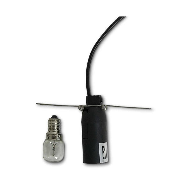 Orku 12V 12W Bud Iron Basket Himalayan Pink Salt Lamp Rock Crystal Light Bulb On/Off Lamps