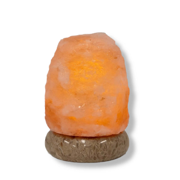 Usb Himalayan Salt Lamp Mini Natural Rock Shape Pink Crystal Rock Marble Light Lamps