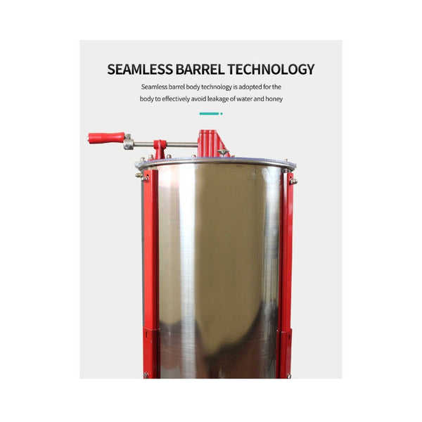 2 Frame Honey Extractor Stainless Manual Spinner Crank Bee Hive Beekeeping Beekeeping Equipment