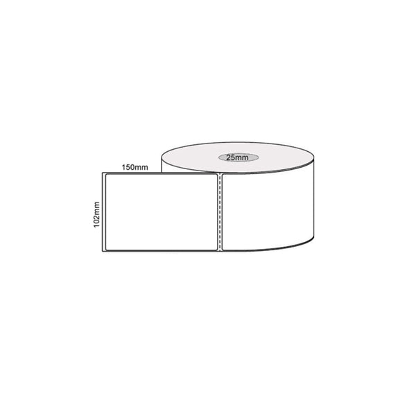 13X Rolls 400 Label Stickers 102X150mm Direct Thermal White Shipping Labels Address & Shipping Labels