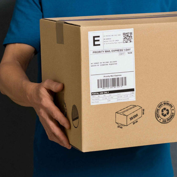 13X Rolls 400 Label Stickers 102X150mm Direct Thermal White Shipping Labels Address & Shipping Labels