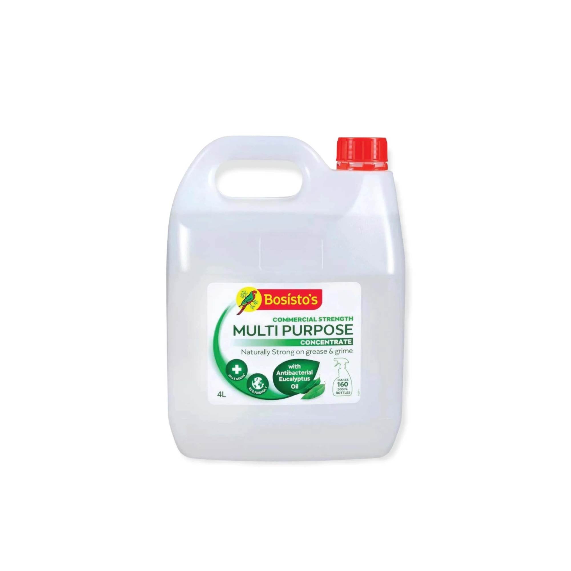 Bosisto's 4L Multipurpose Cleaner Commercial Strength Concentrate Eucalyptus Oil Cleaning Products