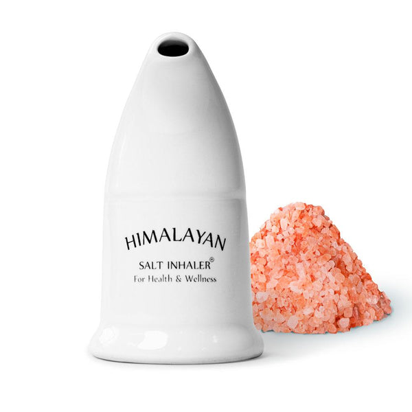Orku Himalayan Pink Salt Inhaler Pipe With 125G Coarse Pure Crystal Rock Other Natural Remedies