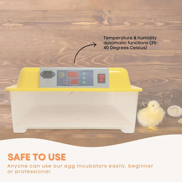 Electric 24 Egg Incubator + Accessories Hatching Eggs Chicken Quail Duck Incubators