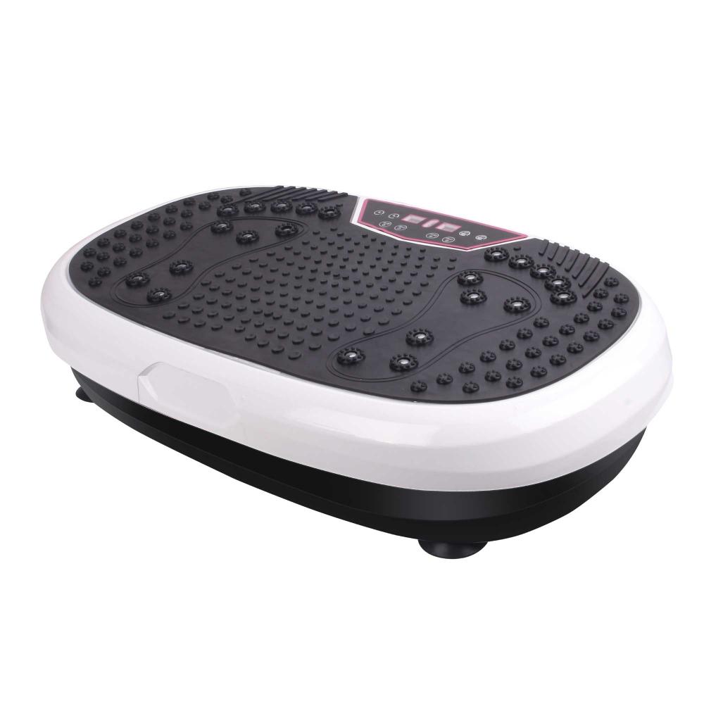 Social Hike White Mini Vibration Platform Mag Net Therapy Vibrating Machine Exercise Plate Vibration Machines