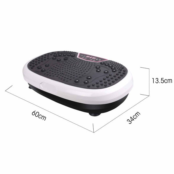 Social Hike White Mini Vibration Platform Mag Net Therapy Vibrating Machine Exercise Plate Vibration Machines