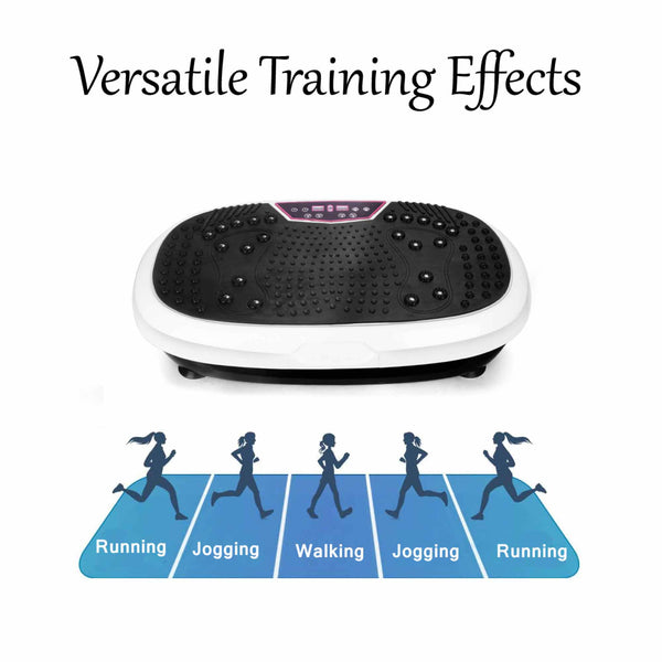 Pink Mini Vibration Platform Magnet Therapy Vibrating Machine Exercise Plate Vibration Machines