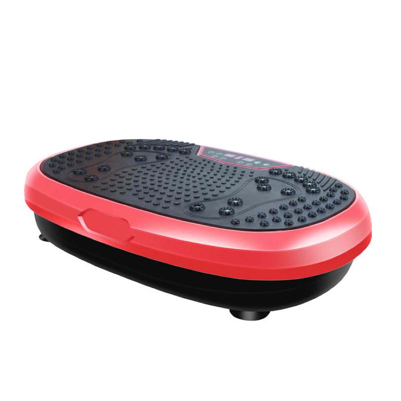 Social Hike Red Mini Vibration Platform Mag + Net Therapy Vibrating Machine Exercise Plate Vibration Machines